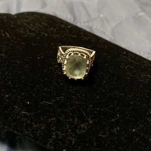 Sterling silver praelosite ring…size 6